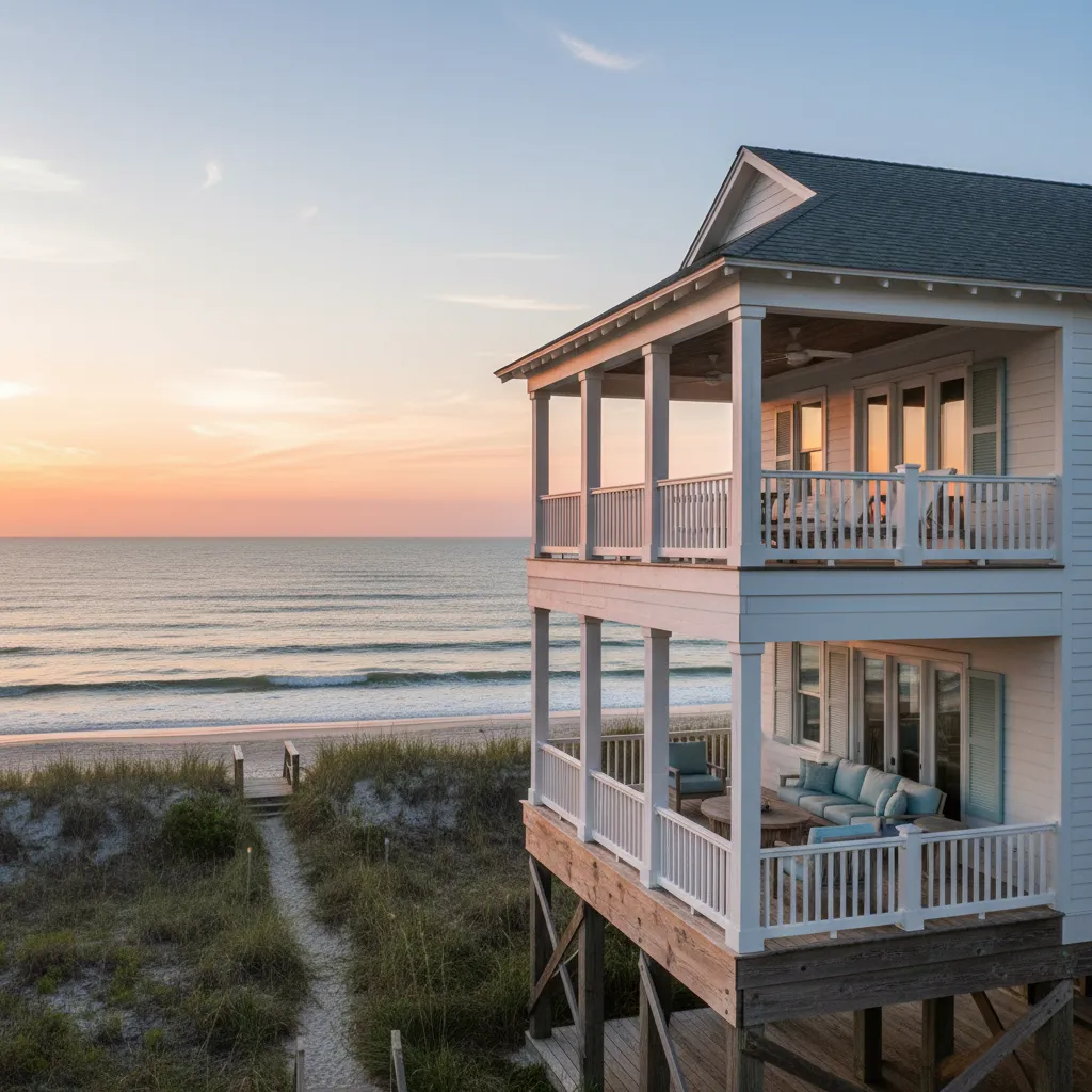 Why Stacked Porches Are Popular in Coastal and Vacation Home Architecture