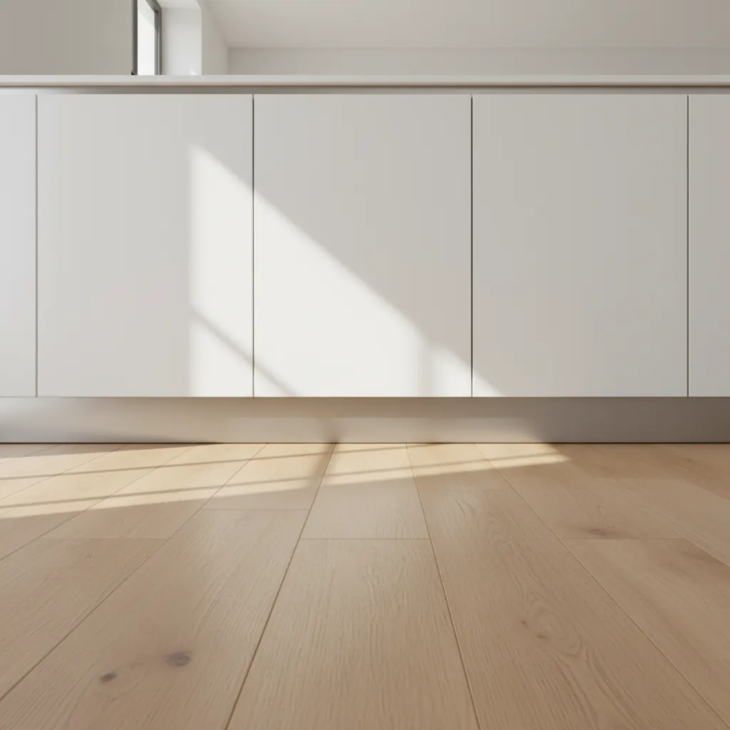 modern kitchen cabinets with stainless steel toe kick plates