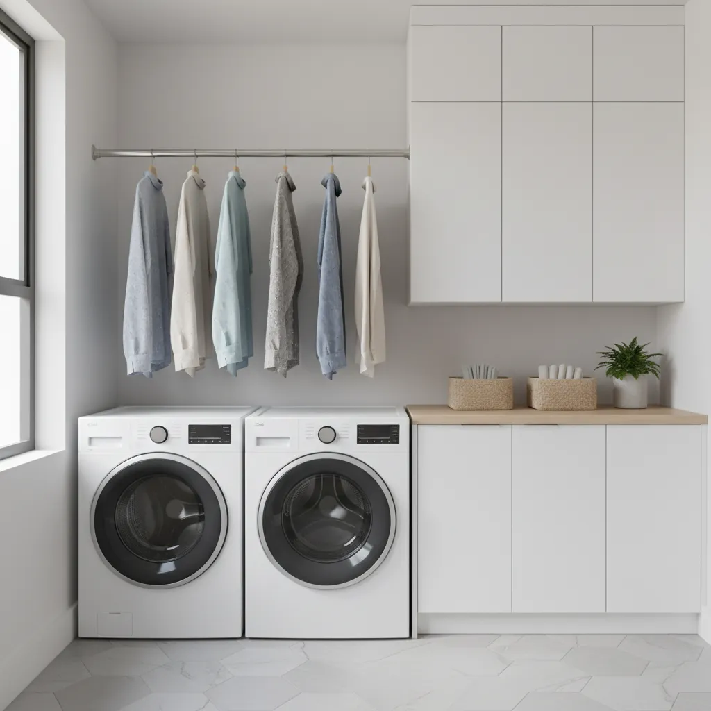 Best Materials for Laundry Hanging Rods in Humid Laundry Rooms