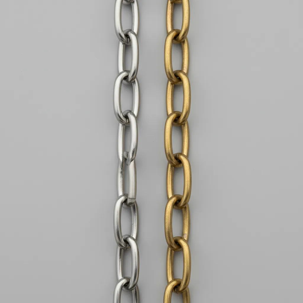 Stainless Steel vs Brass Chains for Interior Decor