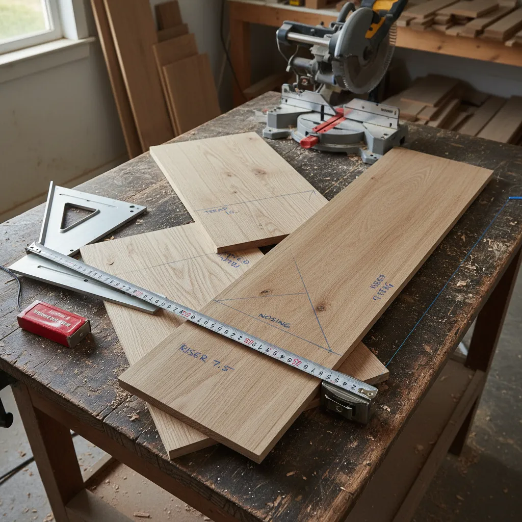 Calculating Waste Percentage for Stair Flooring