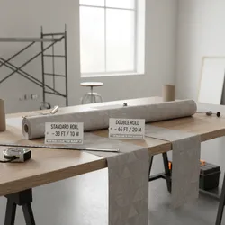 Standard vs Double Wallpaper Rolls: Which Affects a 10x10 Room Calculation?