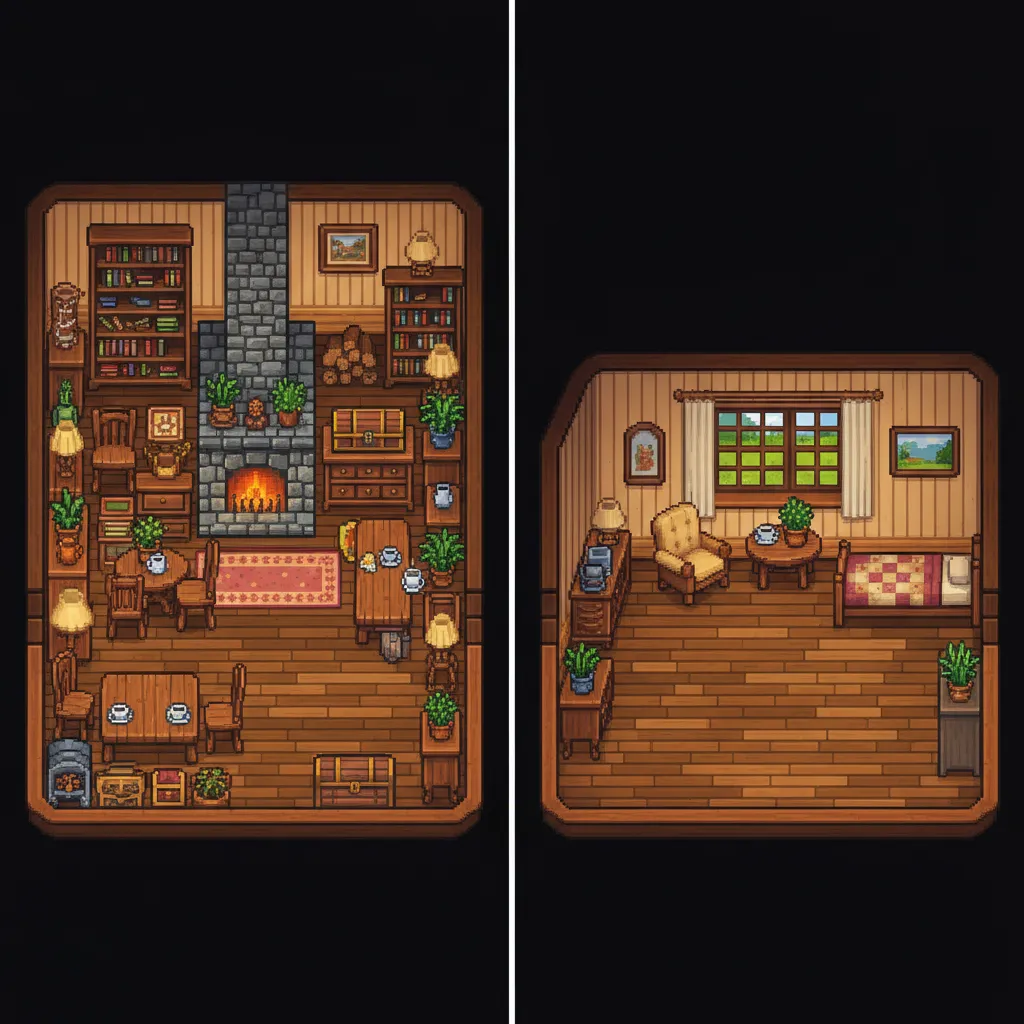 Comparación entre habitación saturada y habitación organizada