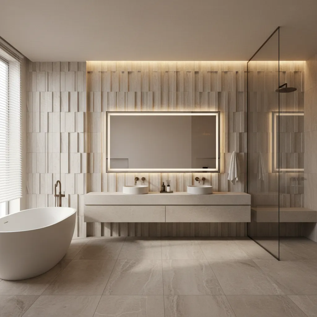 How Designers and Hotels Use Statement Wall Tile Layouts