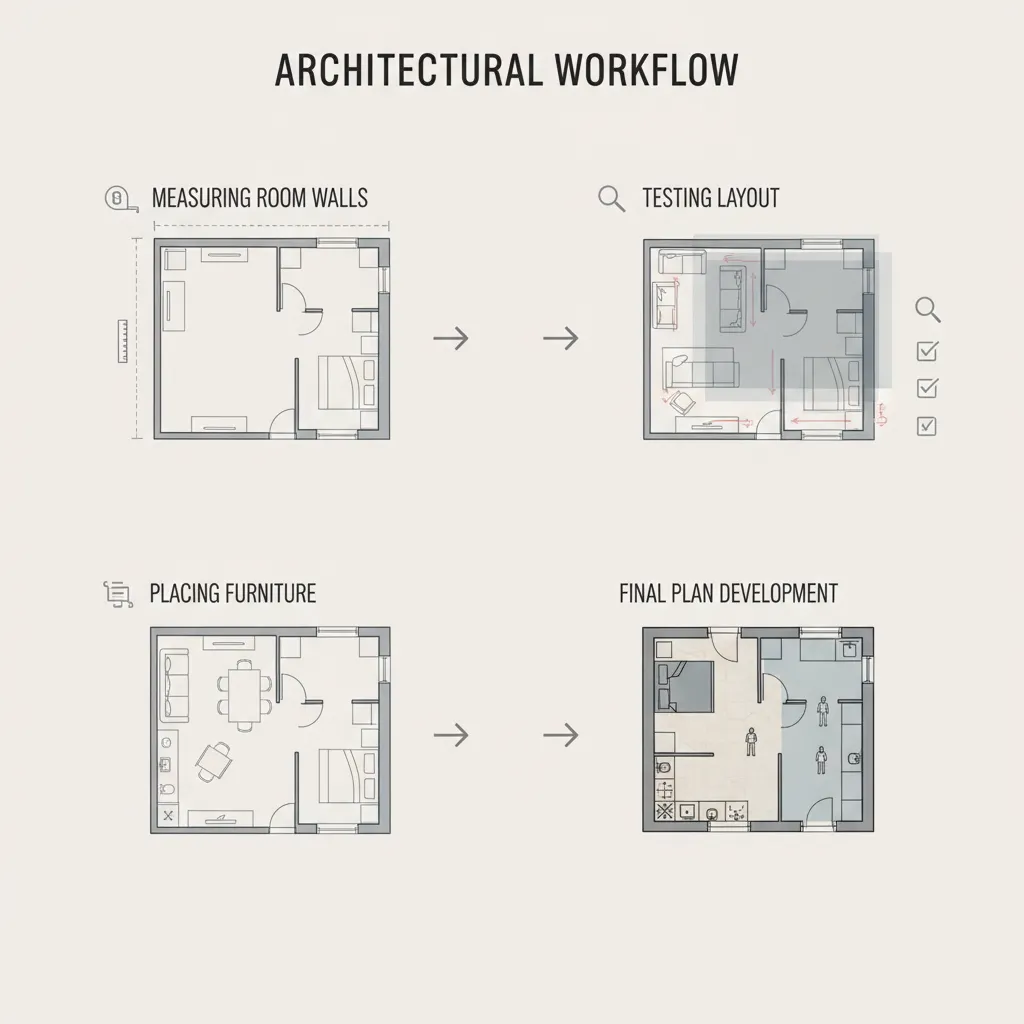 step by step home floor plan creation process diagram