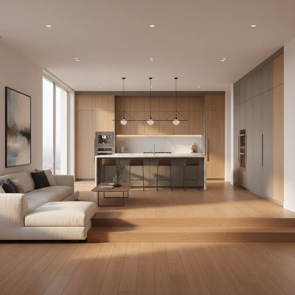 Step Down from Kitchen to Family Room: Design Ideas That Actually Work