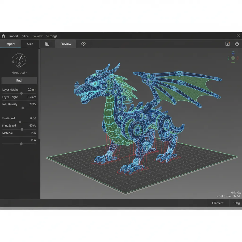 validated 3D model ready for slicing in 3D printing software