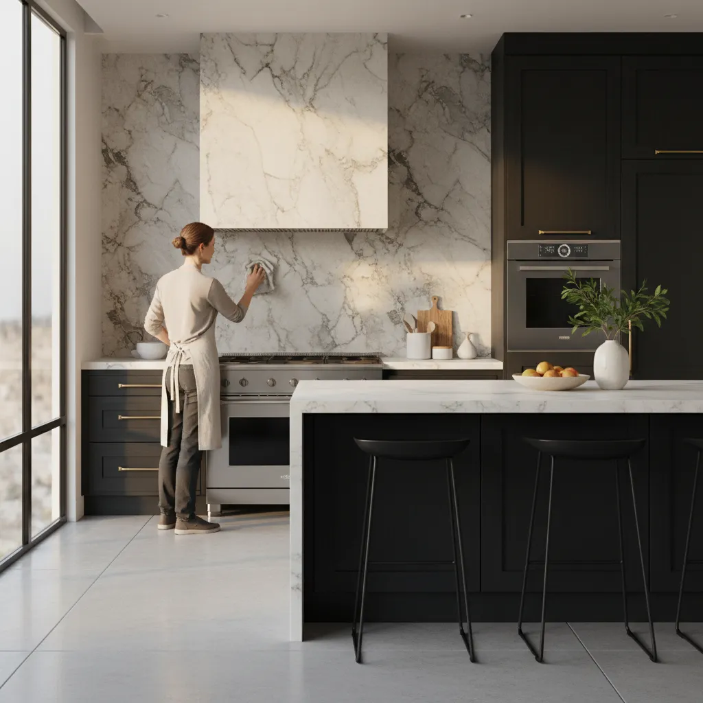 How to Maintain and Clean a Stone Kitchen Backsplash