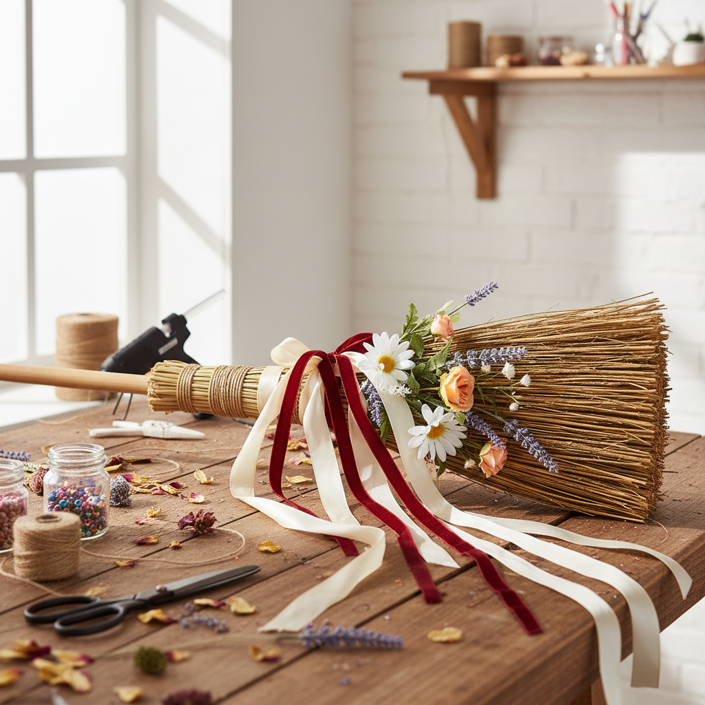 Straw Broom Decoration Falling Apart? Fix Loose Decor