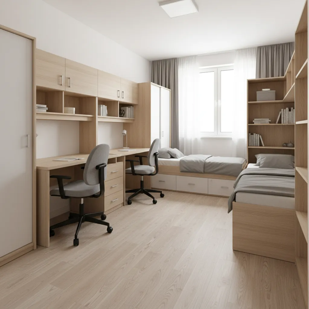 durable furniture package used in student housing apartment