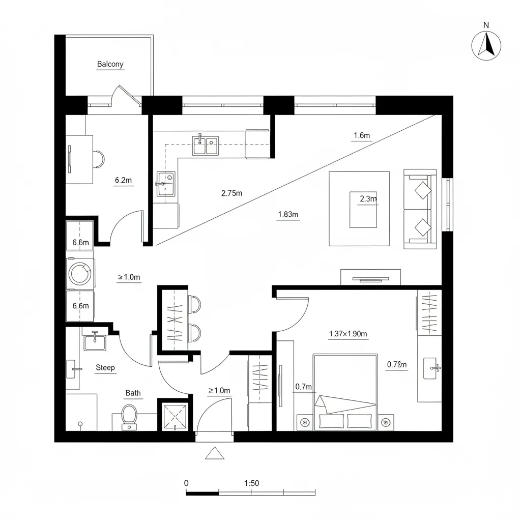 Studio Core with Pocketed Edges