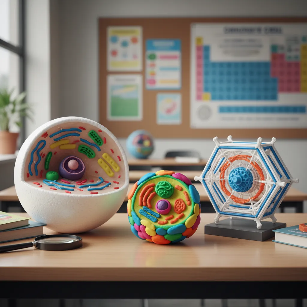 Styrofoam vs Clay vs 3D Printed Cell Models: Which Material Works Best for School Projects?