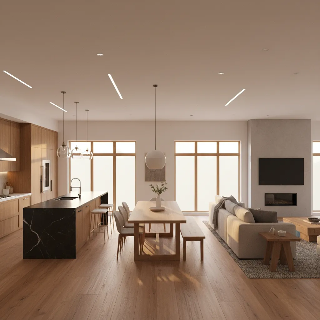 Semi-Open Layouts in Modern Suburban Homes