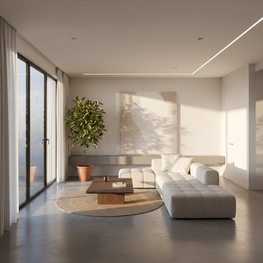 sunlight entering apartment through large window increasing indoor heat