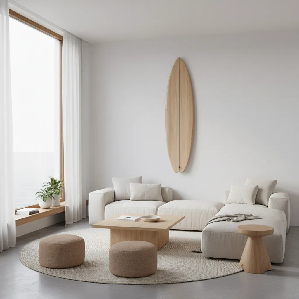 Designer Surfboard Wall Art Ideas for Small Homes