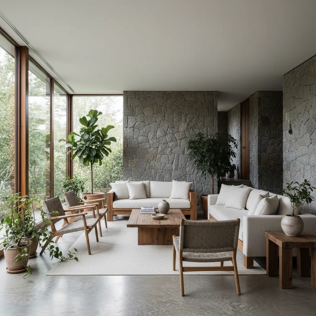 Materiales sostenibles en diseño de interiores