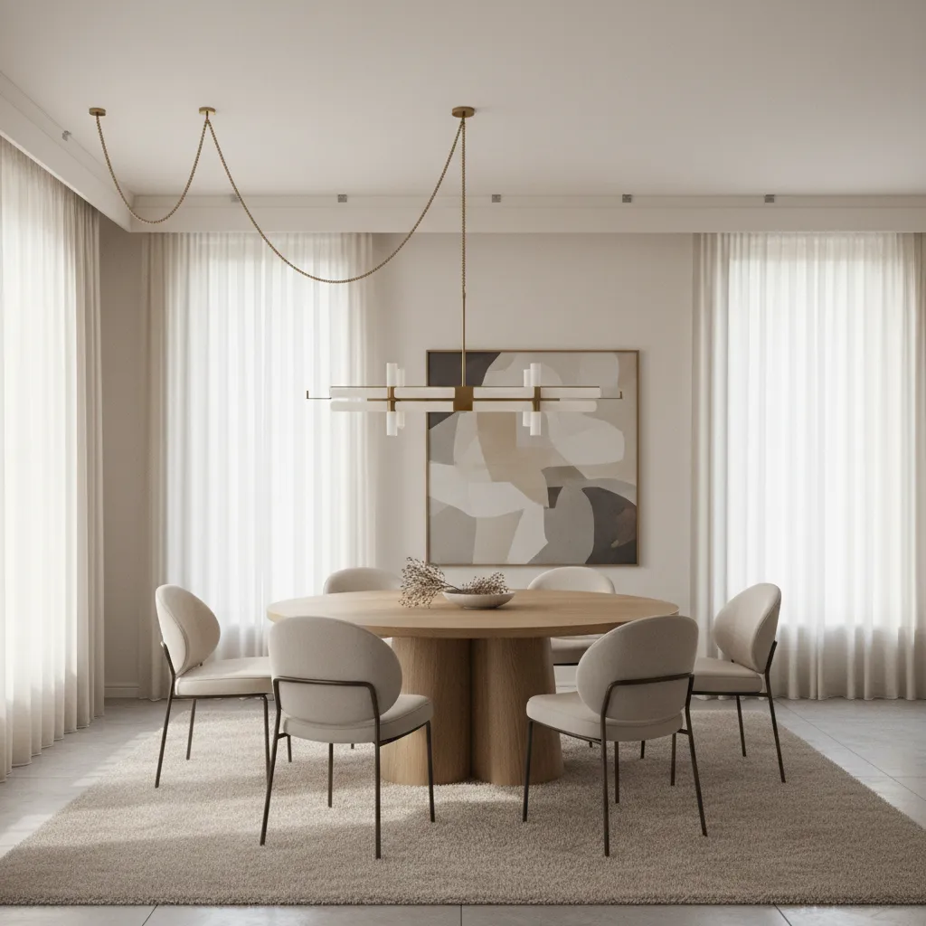 Swag Lighting vs Rewiring a Dining Room Chandelier Which Is Better