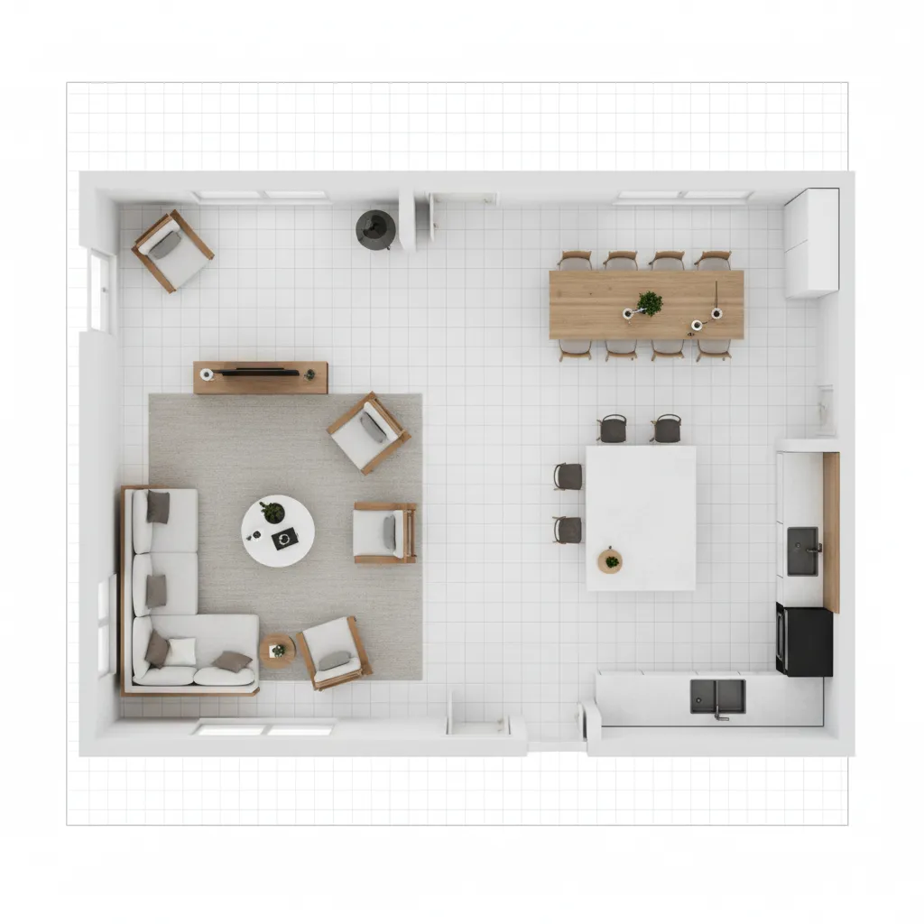 interior layout planning using beginner friendly home design software with furniture placement