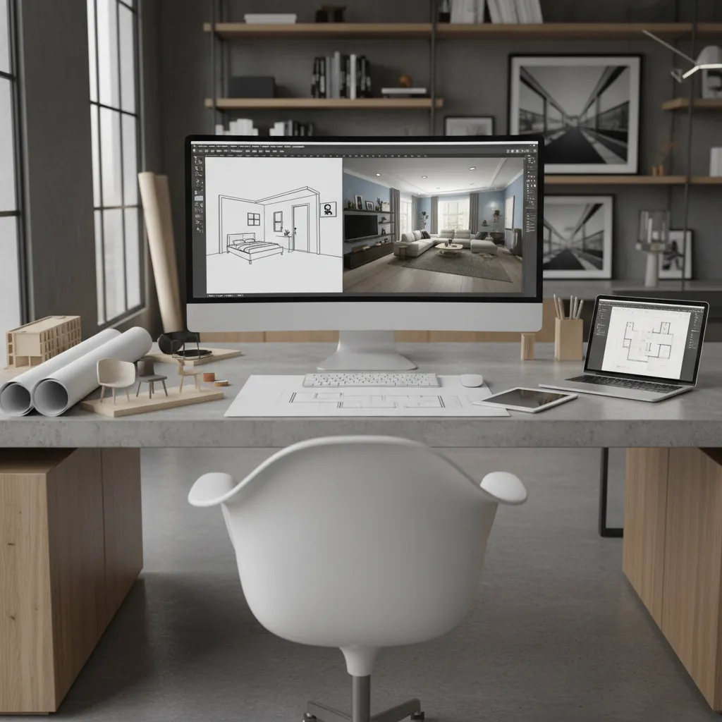 Programa diseño de interiores: Sweet Home 3D o SketchUp