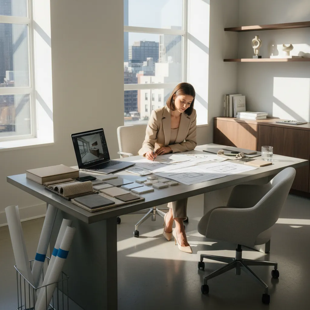 Tabla de honorarios de diseño interior: guía real