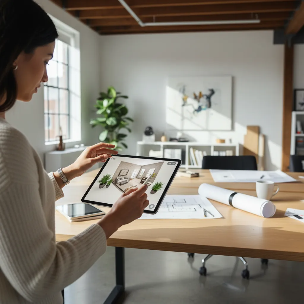 Tablet para diseño de interiores: guía profesional