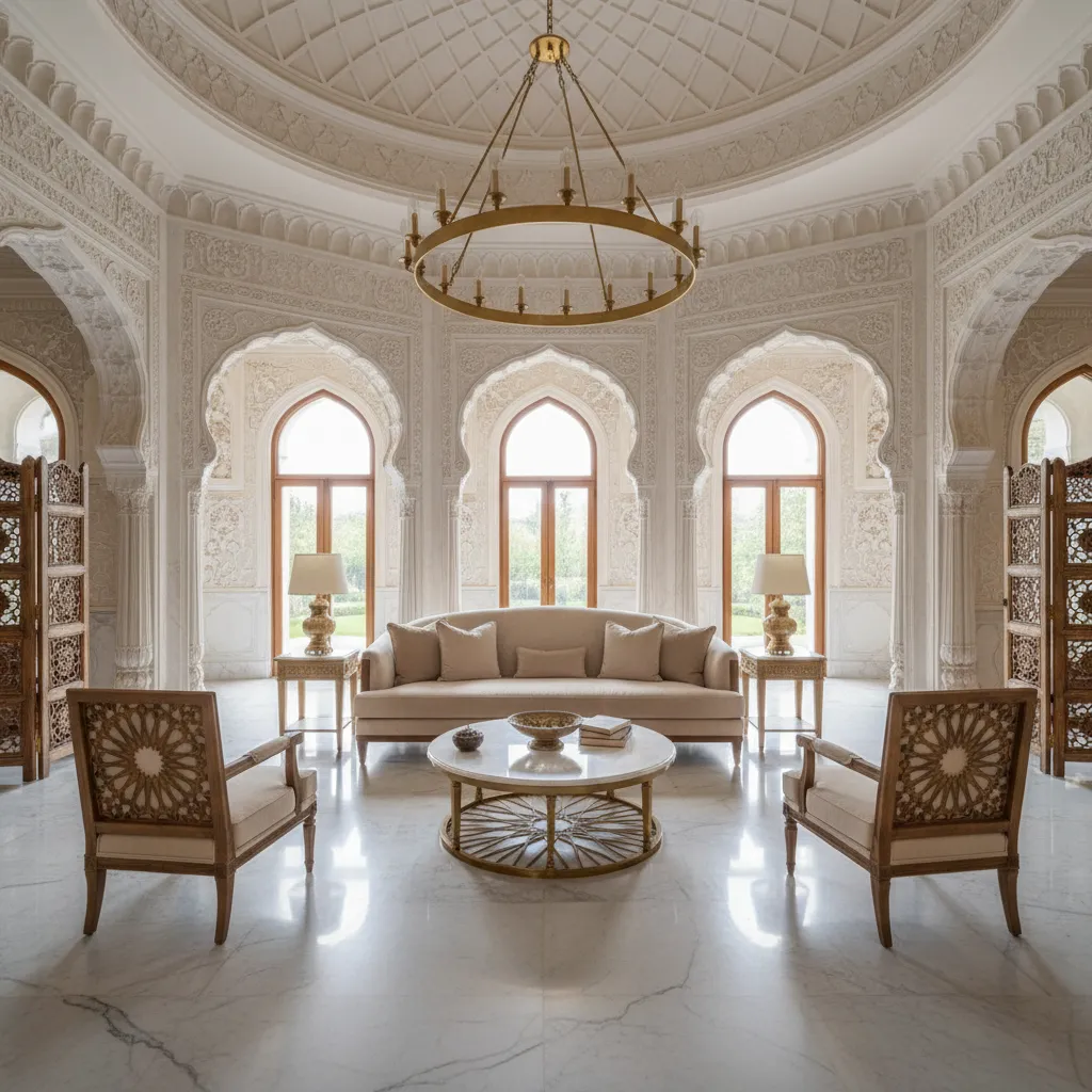 Decoración de interior Taj Mahal: claves reales