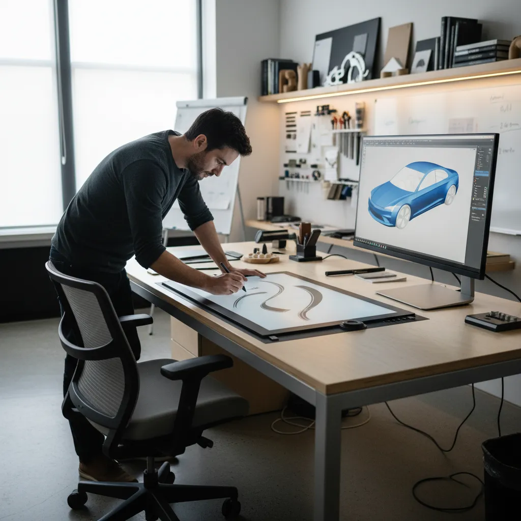 Tangentes comunes interiores en diseño de producto