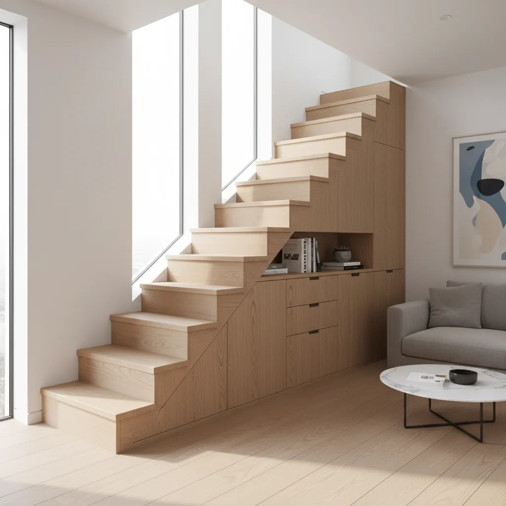 Desain tangga hemat ruang untuk rumah kecil