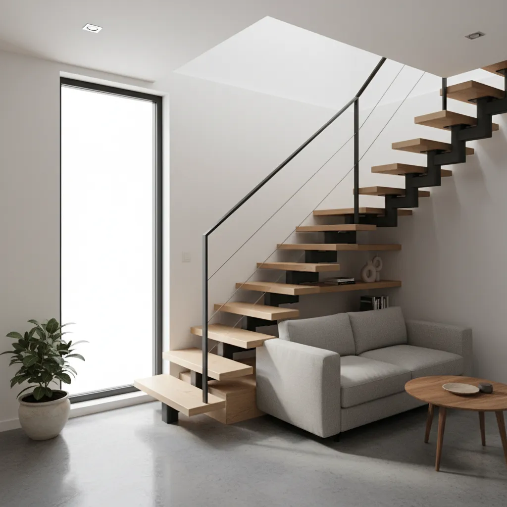 Desain tangga minimalis untuk rumah kecil