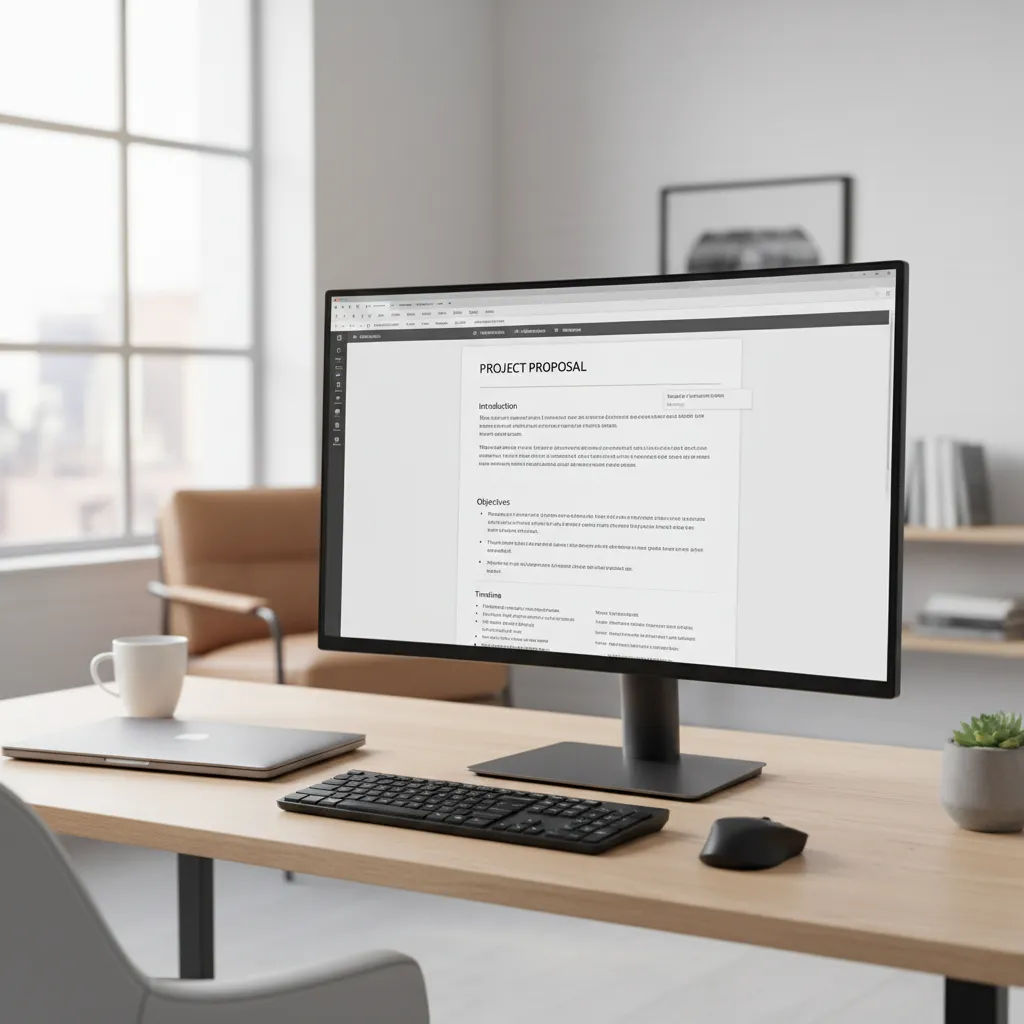 Broken document template layout with misaligned text and spacing