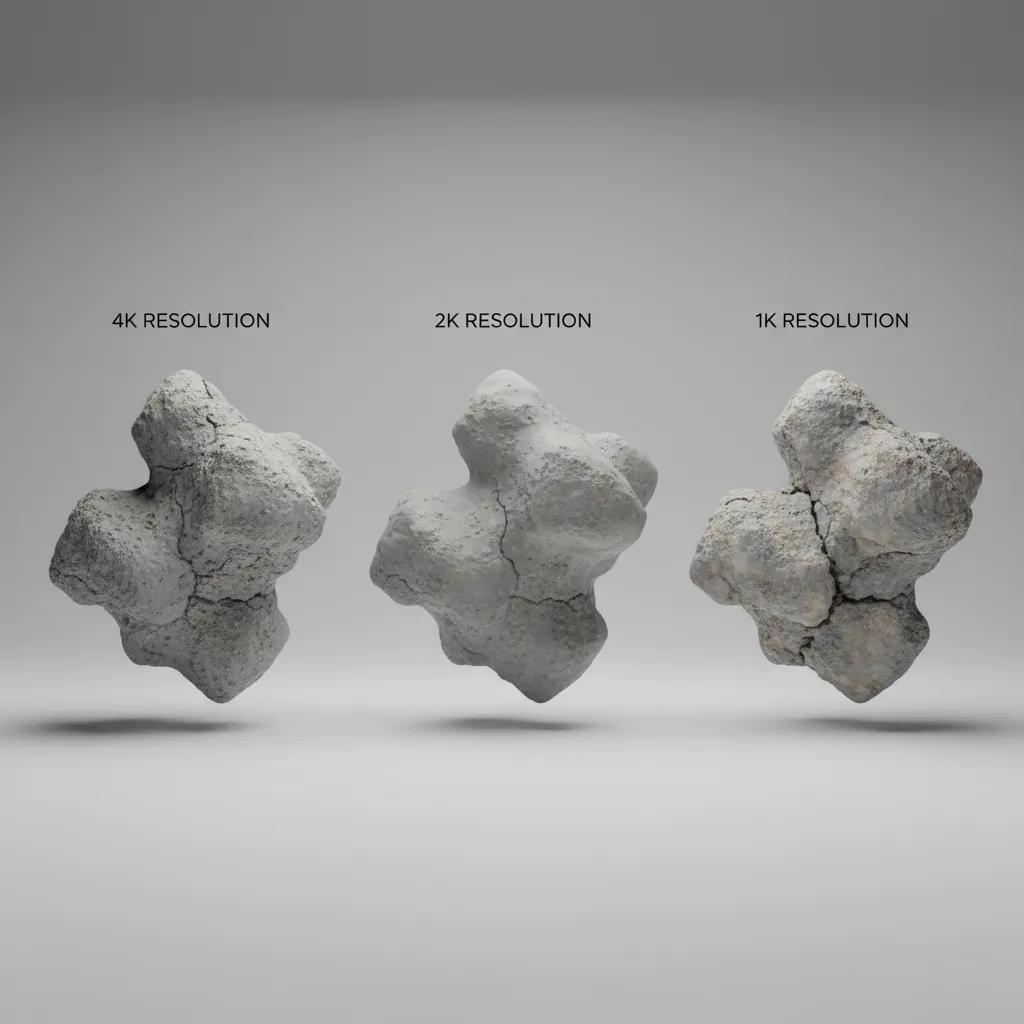 Comparison of high resolution and optimized compressed textures