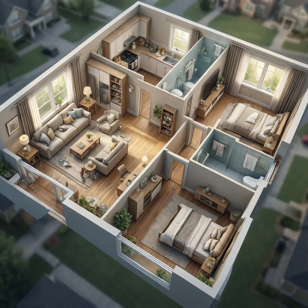 Typical Size of a 3-Bedroom House