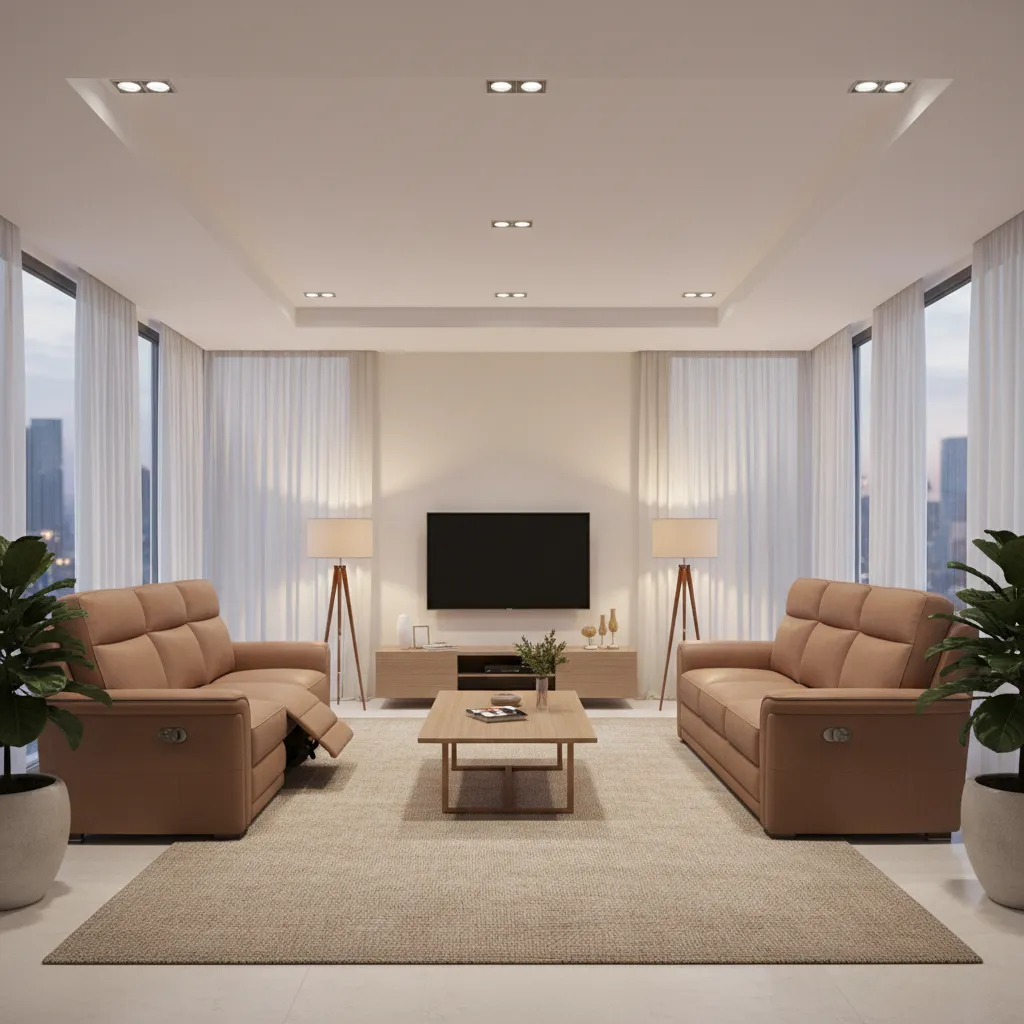 three piece power reclining living room set with sofa loveseat and recliner chair