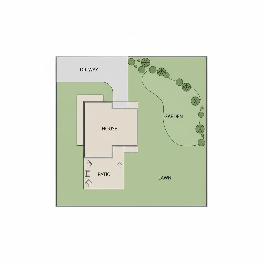 How Much House and Yard Fit on 3/4 Acre