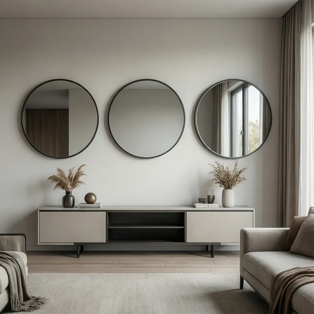 How to Fix Uneven or Awkward 3 Mirror Wall Arrangements