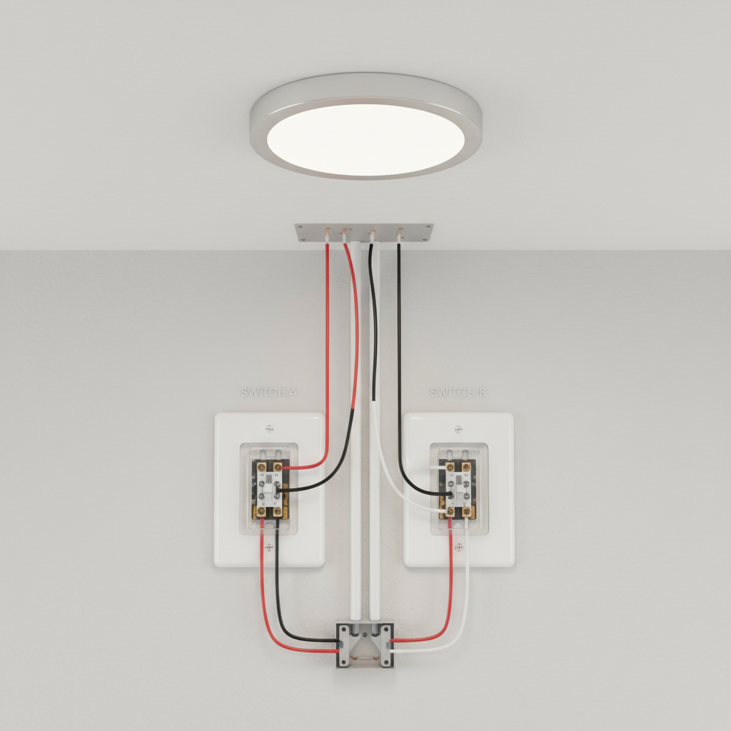 Light Switch Explained Wiring Diagram For Multiple Lights On A Three Way Switch
