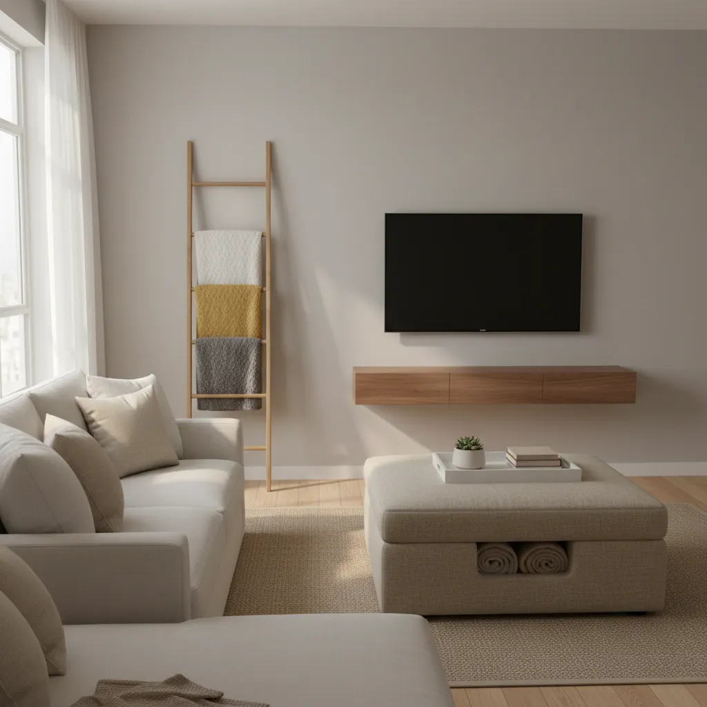 Throw Blanket Storage for Small Spaces Without Clutter