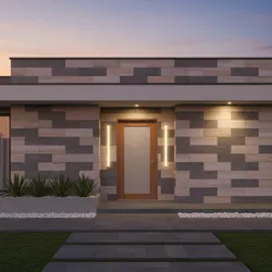 Tiles Design for Home Front Wall with 5 Smart Ideas