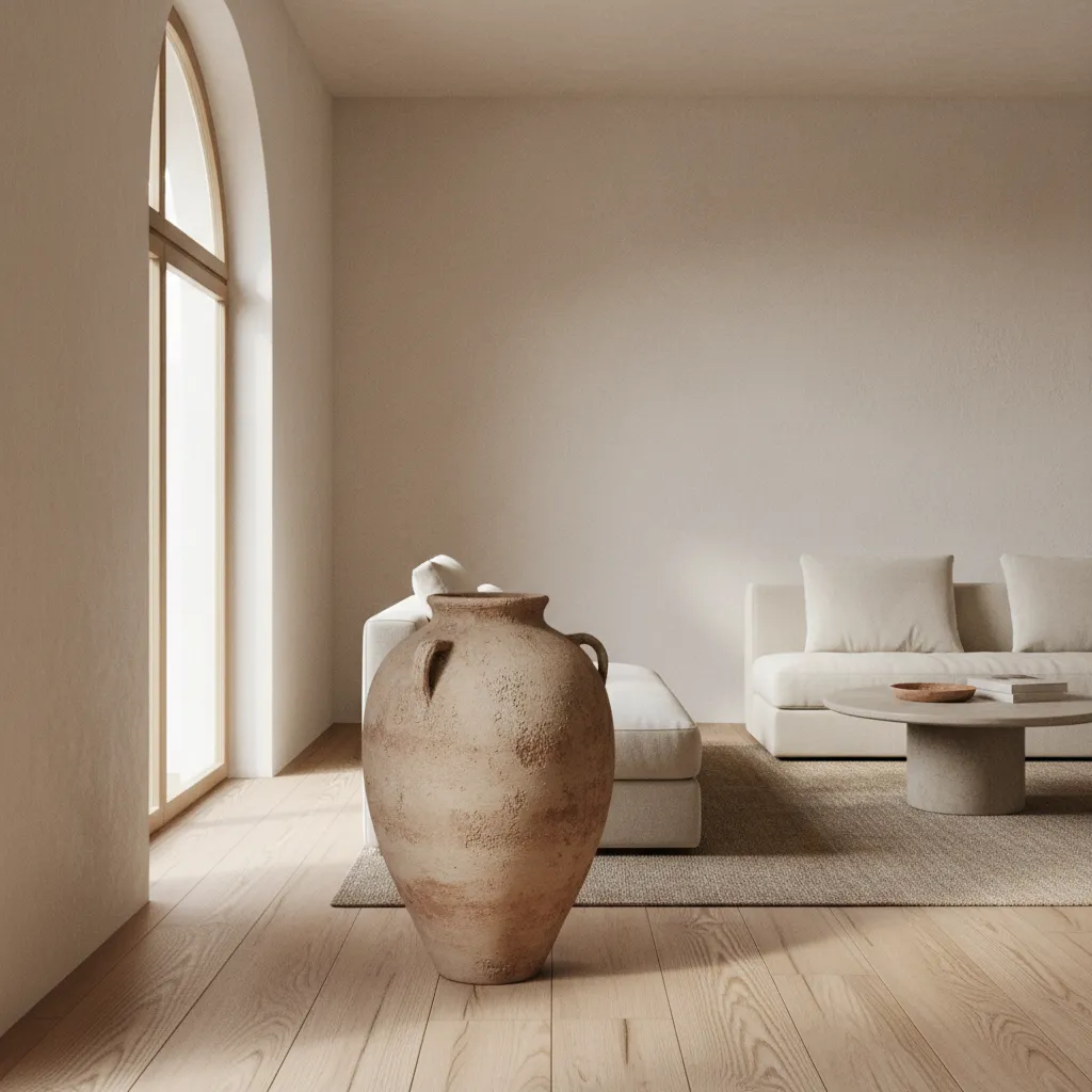 Cómo decorar interior con tinajas de barro