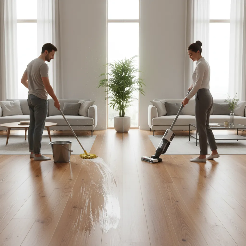 Tineco vs Traditional Mops for Hardwood Floors: Which Cleaning Method Is Safer?: A real-world comparison of vacuum mops and classic mopping methods to protect hardwood floors from moisture damage and streaks.
