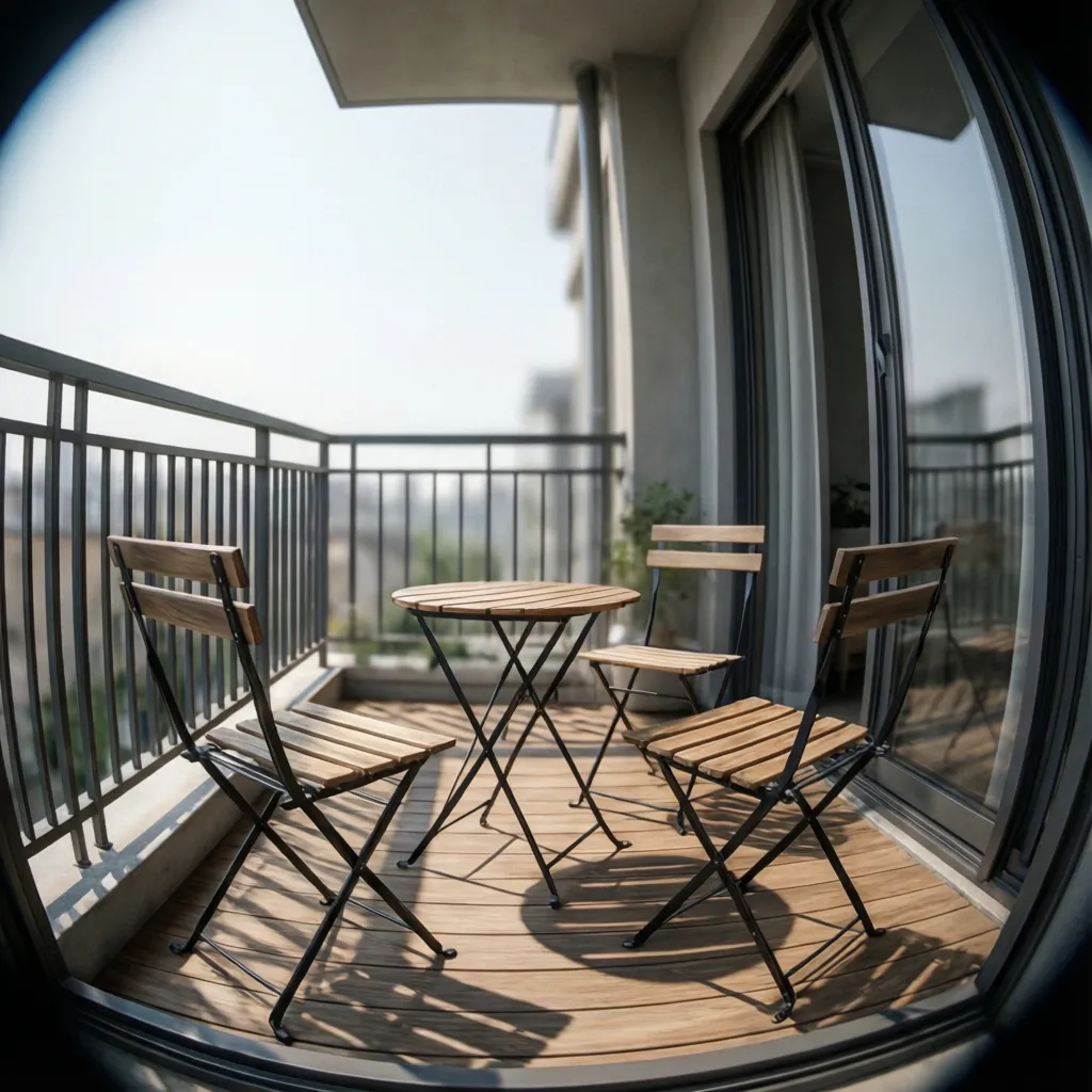 muebles compactos para terraza pequeña