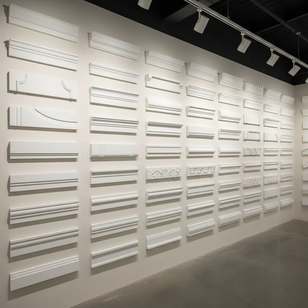 Diferentes estilos de cornisas decorativas para interior