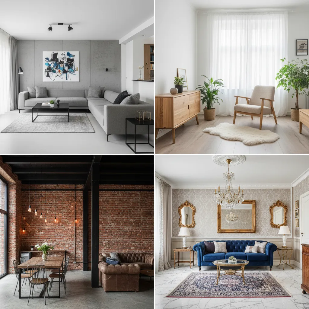 Tipos de estilo de diseño de interiores: guía clara