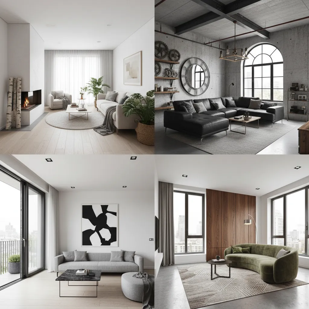 Tipos de estilo de diseño de interiores