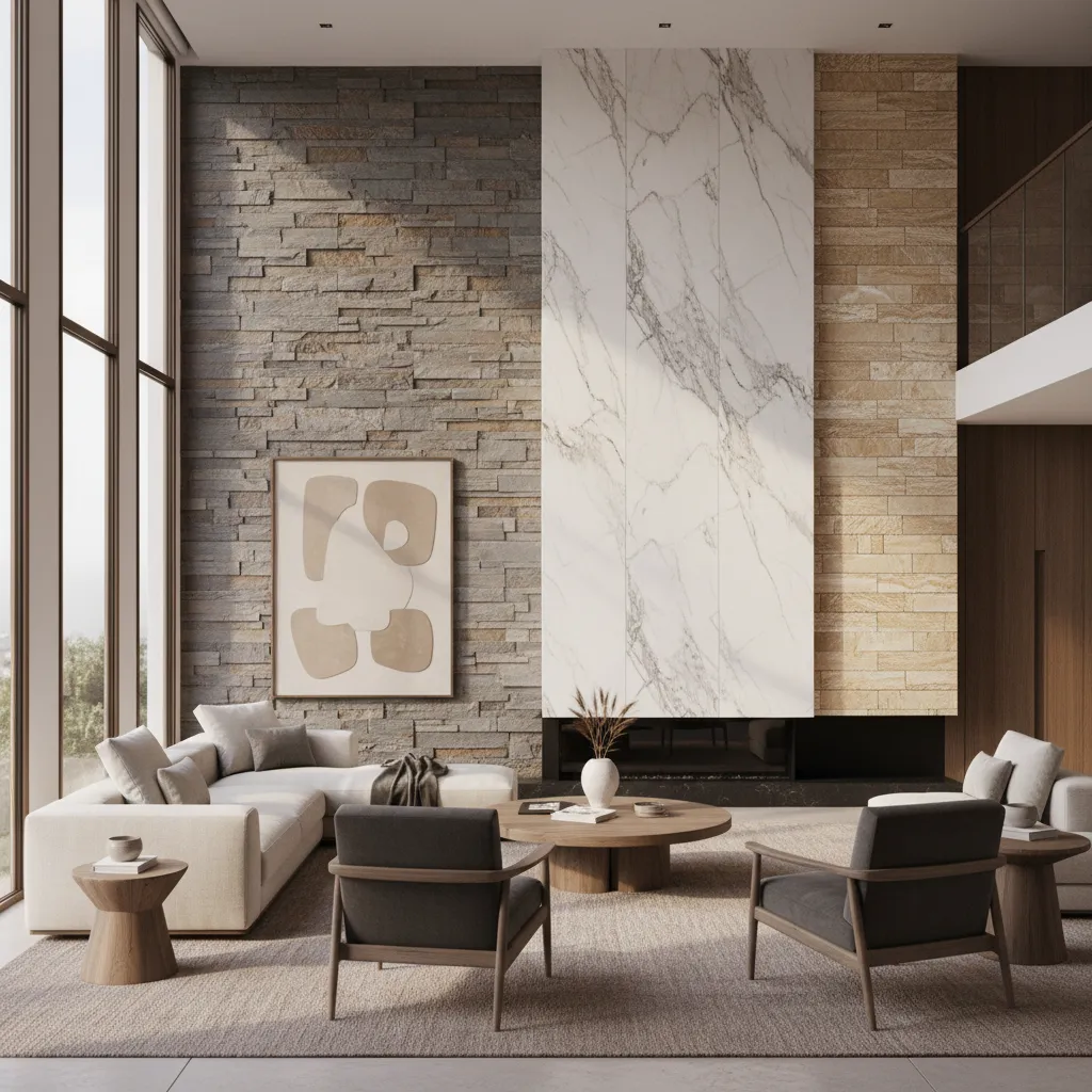 Tipos de piedra para decorar interiores