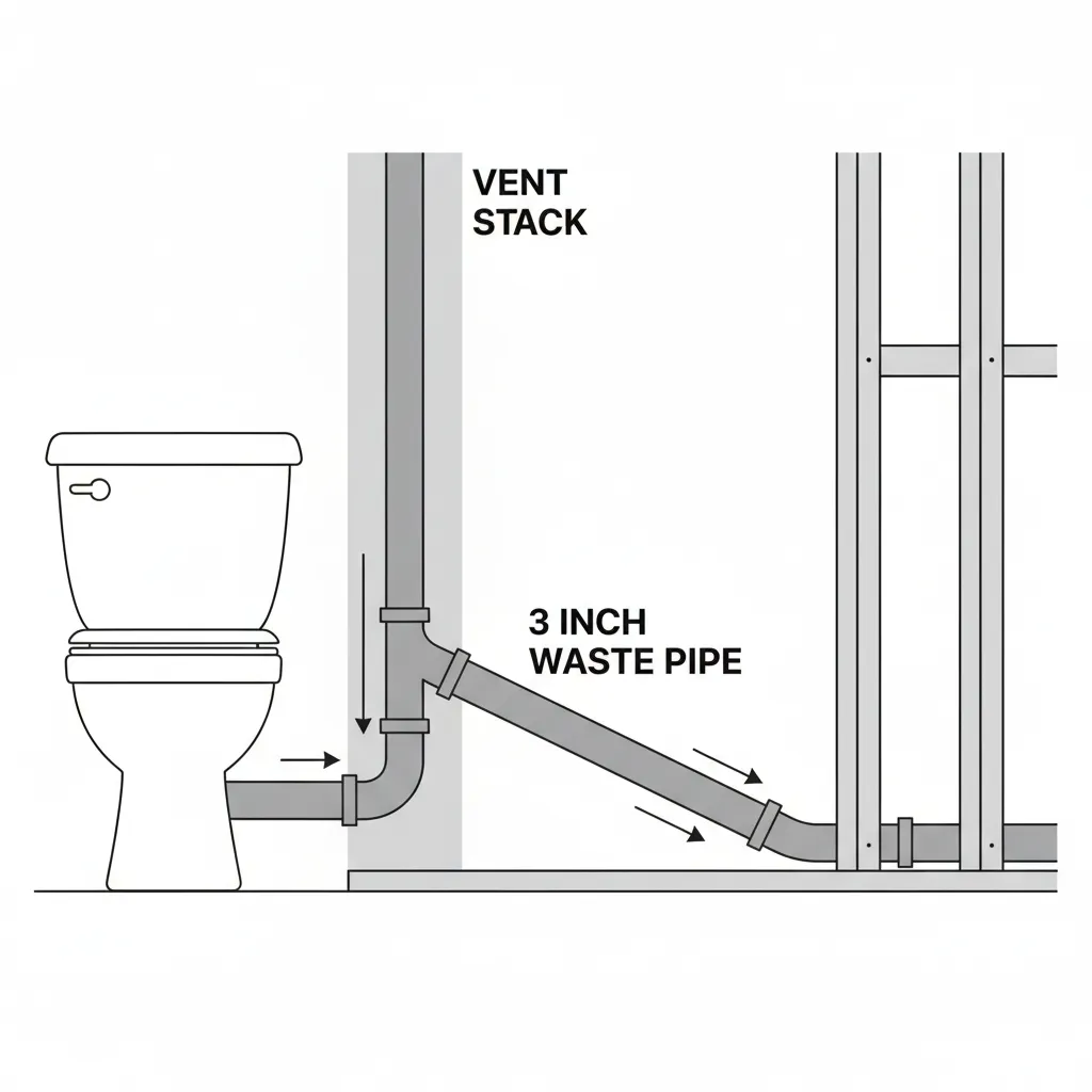 Drain Slope and Venting Differences