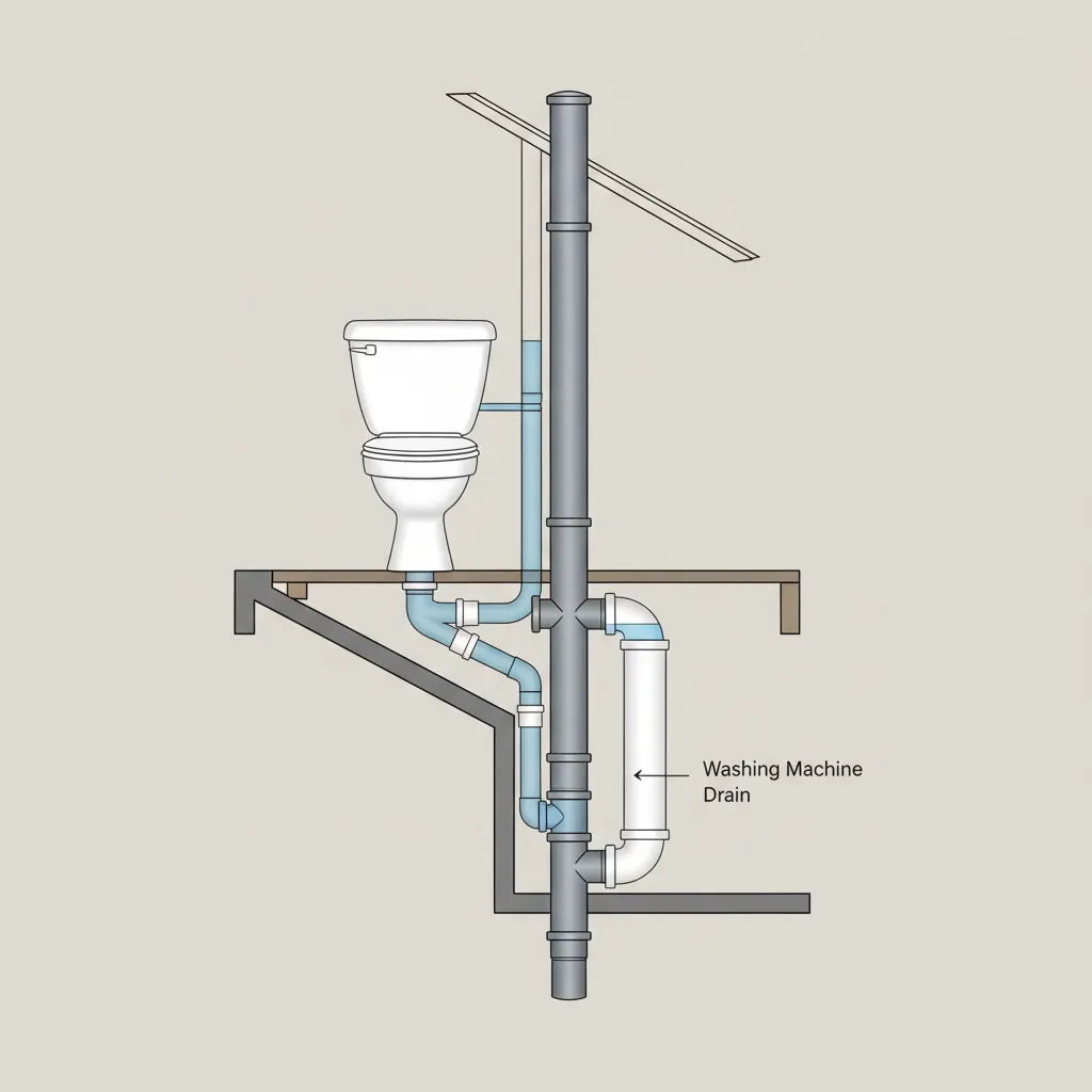 Distance Rules Between Washer Drains and Toilets