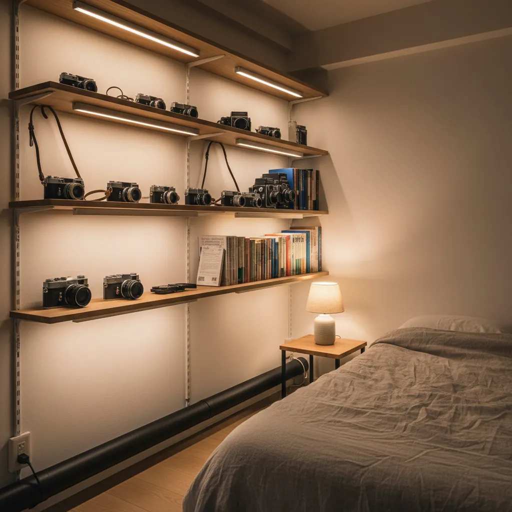 “隠す光”で趣味を引き立てる：日本都市の夜を心地よく