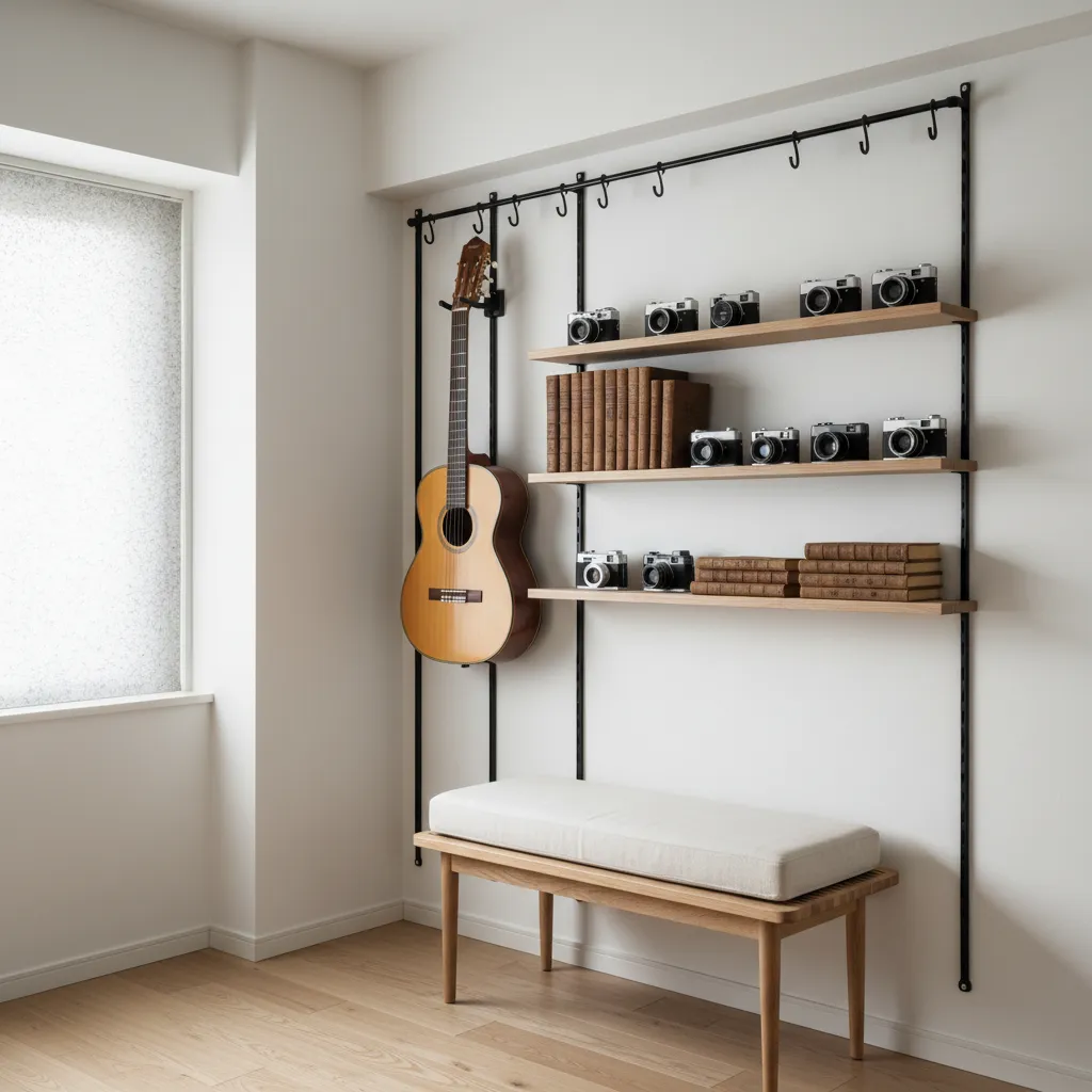 趣味を“見せる収納”に変える：東京小戸型で映える壁面計画