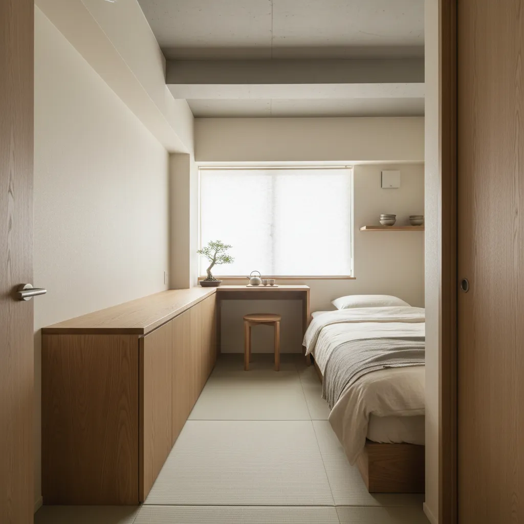 6畳クローゼットありの部屋レイアウト：日本式で心地よく暮らす5つの工夫